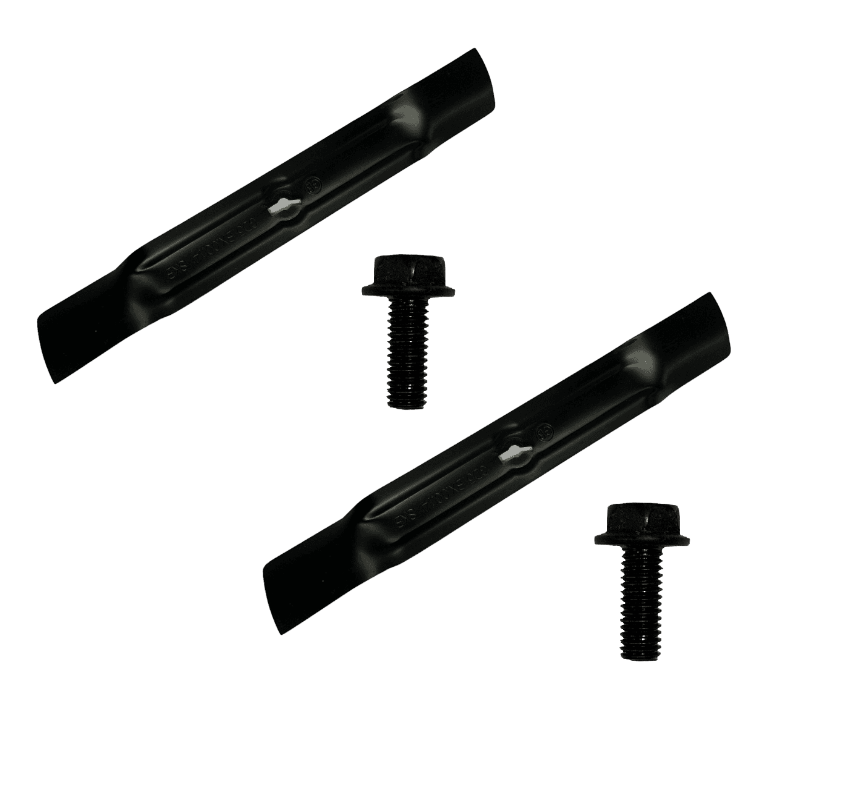 Genuine 2x Blade & Blade Bolt For McGregor 1200w 32cm Corded Rotary Lawnmower MER1232