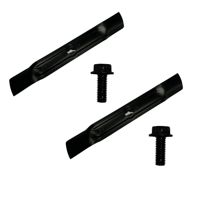 Genuine 2x Blade & Blade Bolt For McGregor 1200w 32cm Corded Rotary Lawnmower MER1232