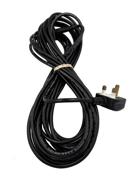 Genuine Power Cable Flex Lead Plug For George GVE370 Wet and Dry Cylinder Vacuum Cleaner - Green