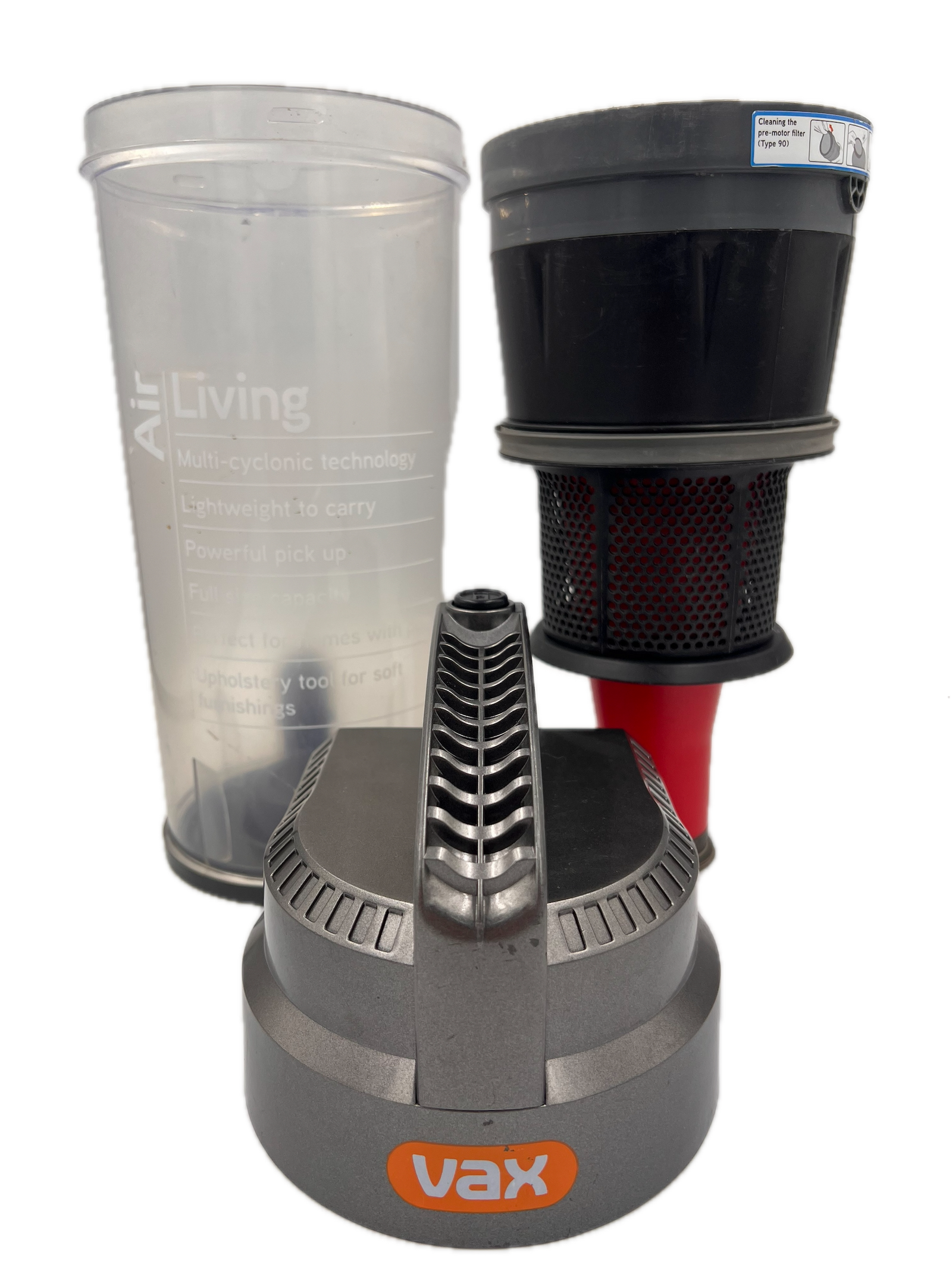 Genuine Complete Dust Container Assembly For Vax U89-MA-LE Air Living Upright Vacuum Cleaner