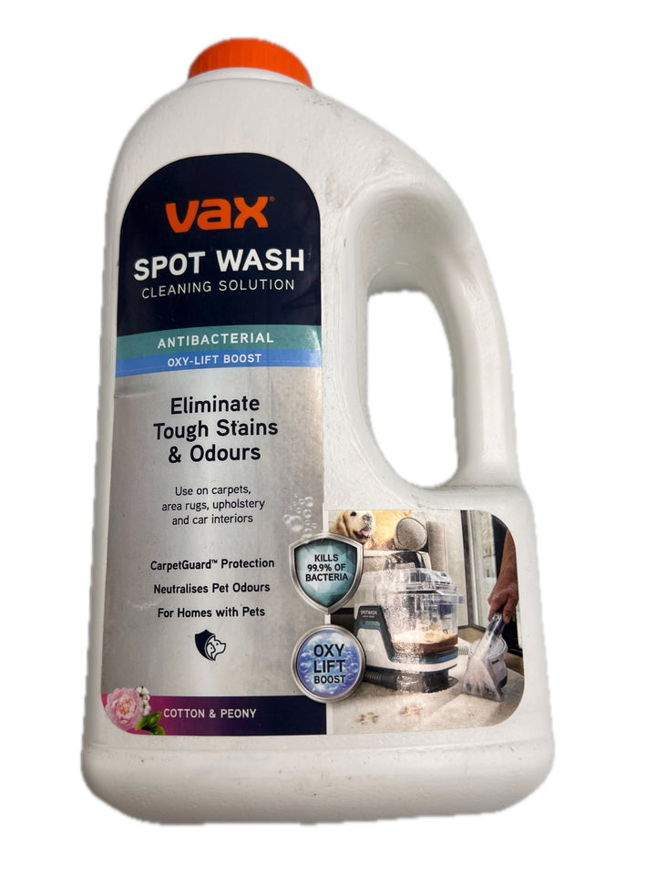 Genuine Spot Cleaning Solution for Vax SpotWash Antibacterial 1.5L