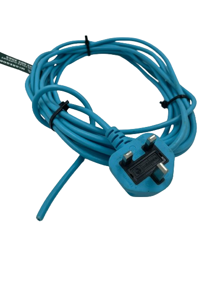 Genuine 10m Long Blue Power Cable Flex Lead Plug For McGregor Hedge Trimmers & Grass Trimmers