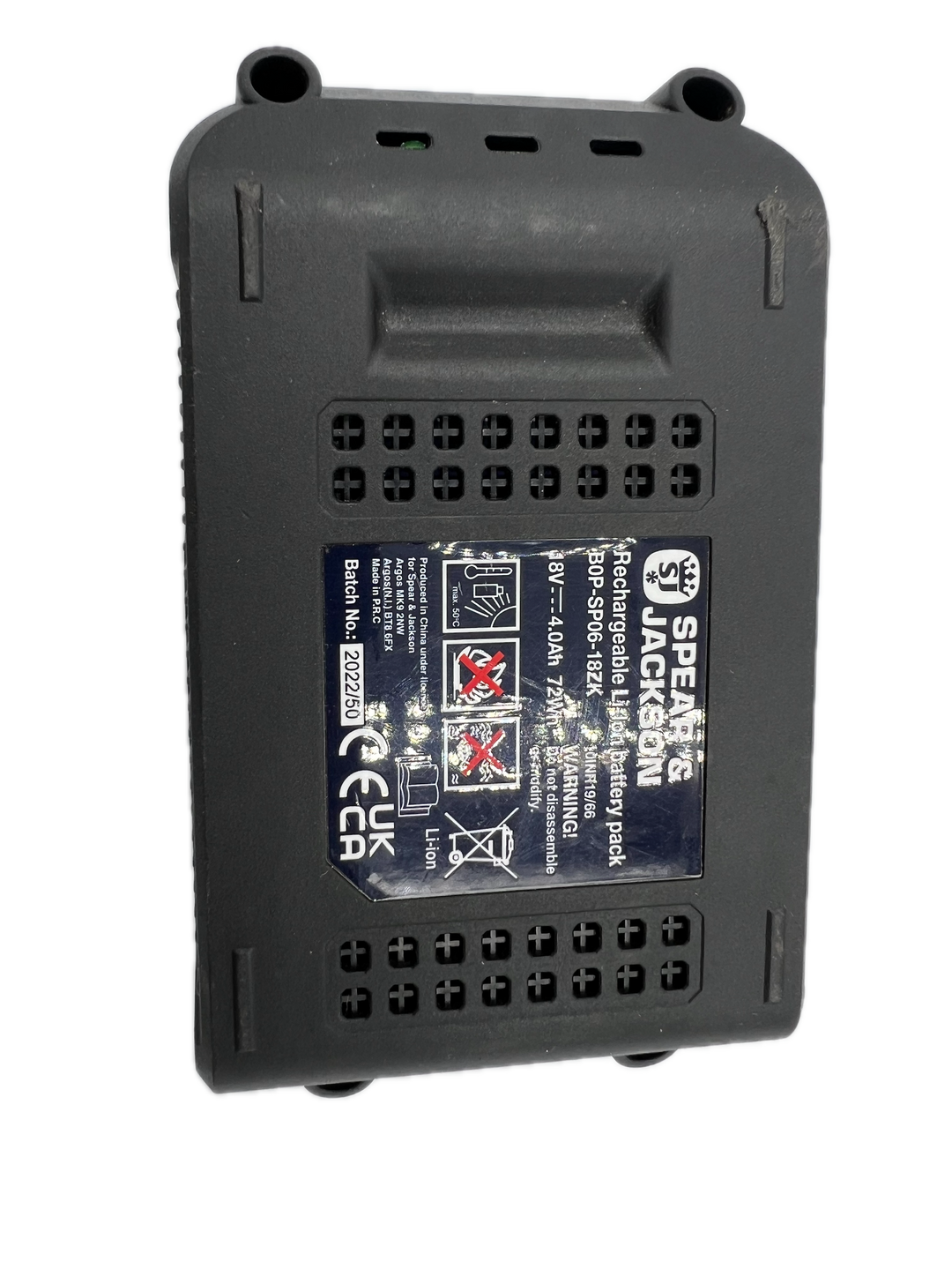 Genuine 18v 4.0Ah Battery B0P-SP06-18ZK For McGregor Cordless Lawnmower MCLLM1831