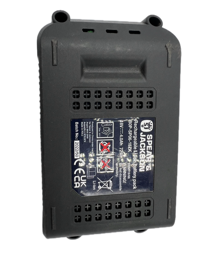 Genuine 18v 4.0Ah Battery B0P-SP06-18ZK For McGregor Cordless Lawnmower MCLLM1831