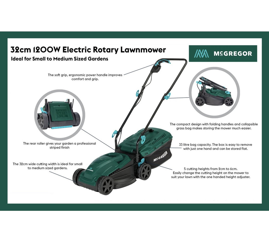 Genuine Grass Box Tounge For McGregor 1200w 32cm Corded Lawnmower MER1232