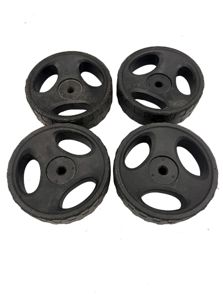 Genuine 4 Wheel Set For McGregor 31cm Corded Lawnmower Push MCELM1231