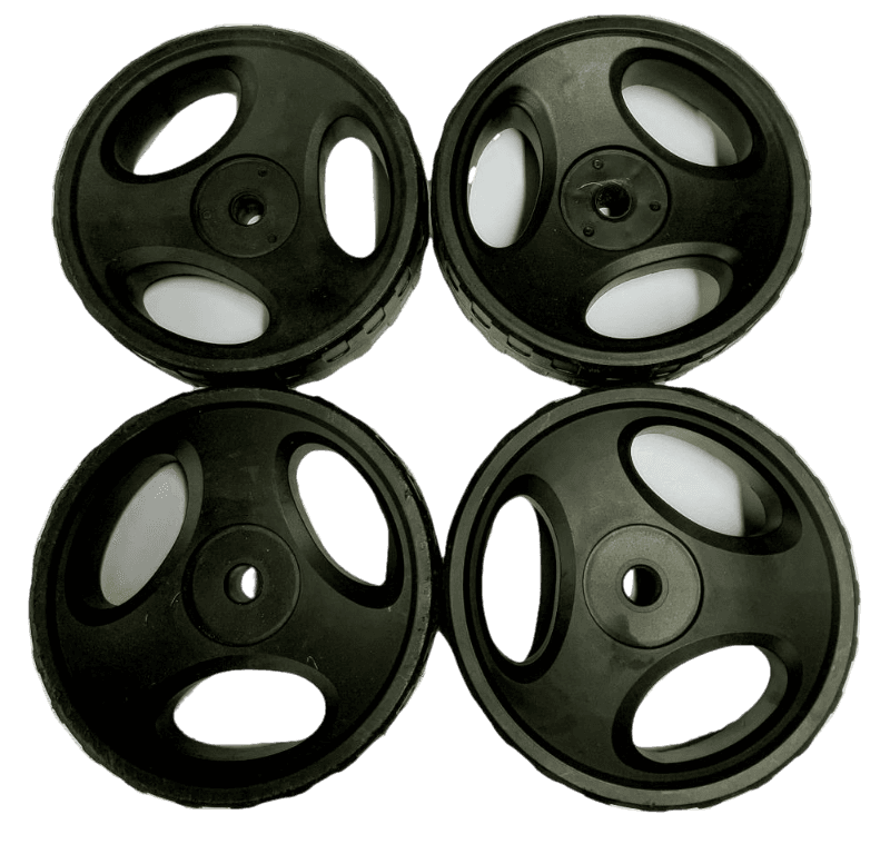 Genuine Set Of 4 Wheels For Challenge & Sovereign 1000w Lawnmowers - ME1031M