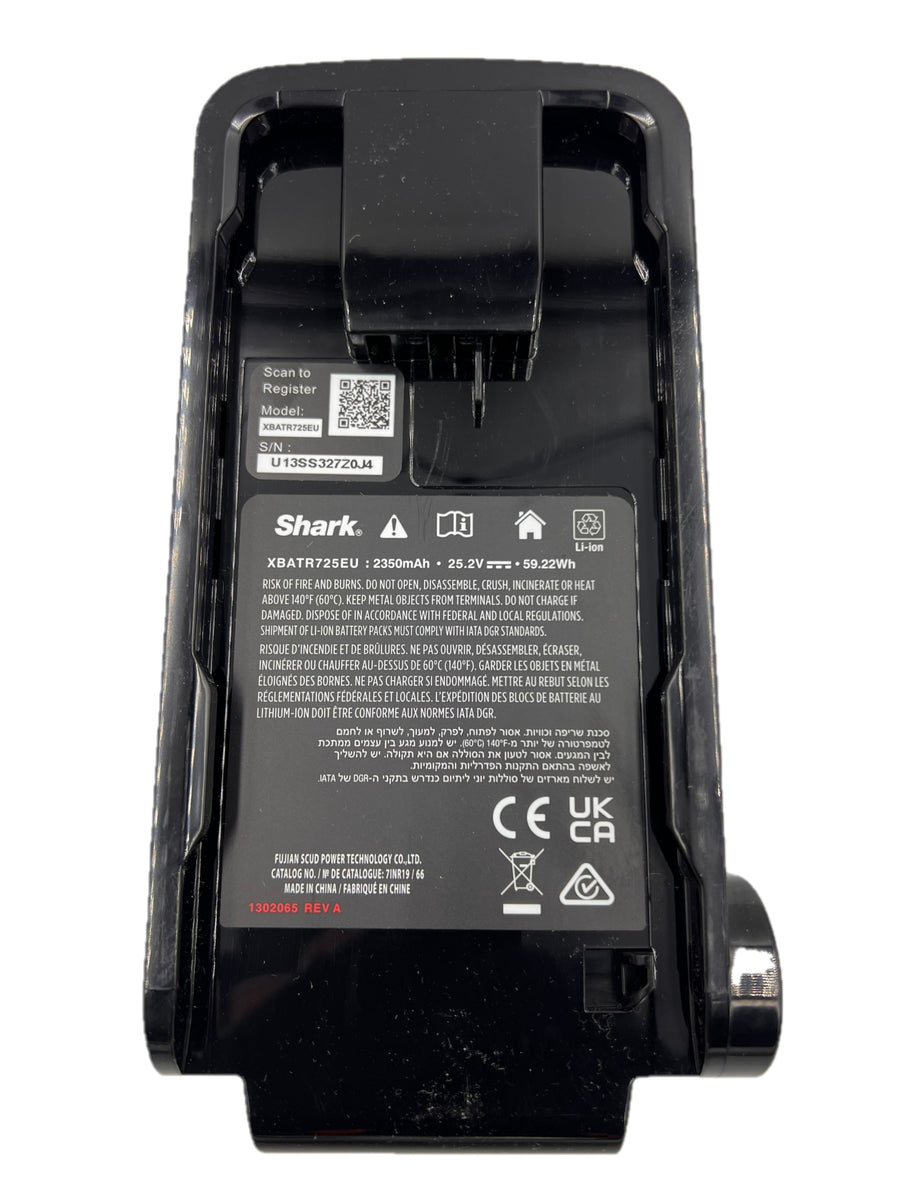 Genuine Battery For Shark IZ300UK Anti Hair Wrap Cordless Vacuum Cleaner - XBATR725EU