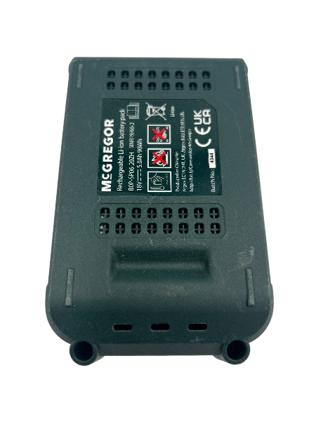 Genuine McGregor 18V 5.0Ah Battery For MCLLM3637 Cordless Lawnmower B0P-SP06-20ZH