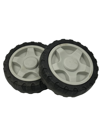 Genuine Set of 2 Front Wheels Part For Spear & Jackson Scarifier & Raker - S1432ESC