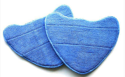 2 x Hook and Loop Microfibre Cleaning Pads For Vax Steam Cleaner Mops