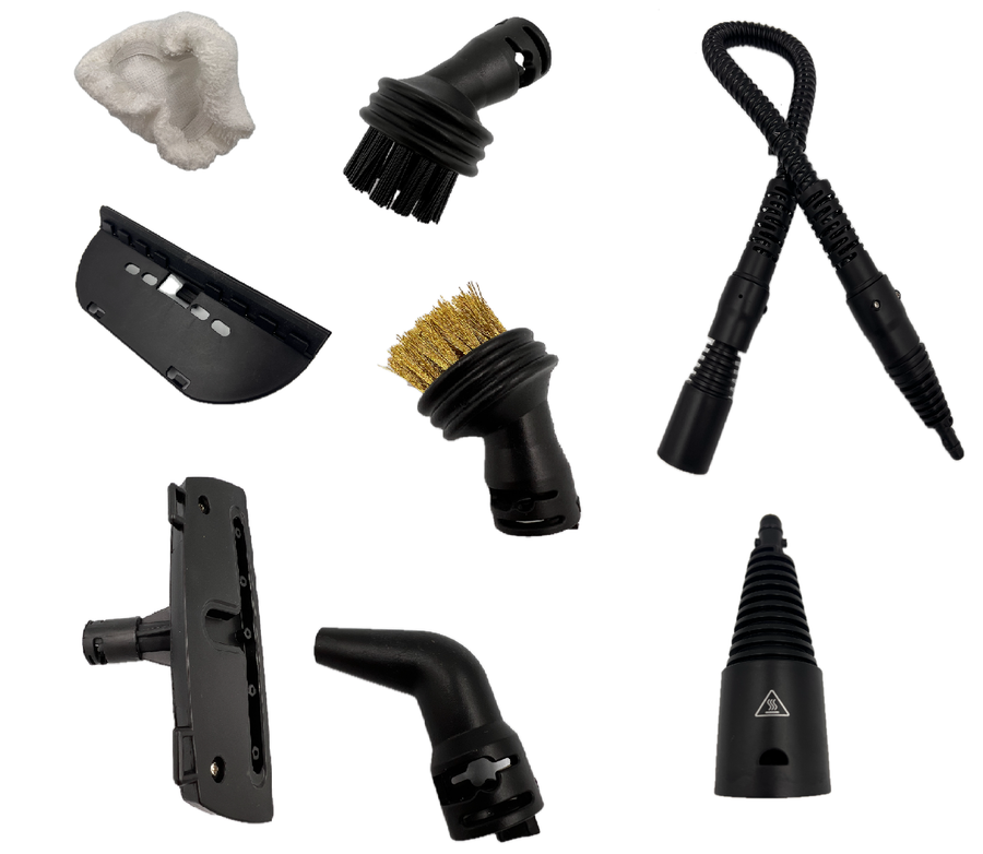 Genuine 8pc Accessory Kit For Bush 1200W Handheld Steam Cleaner BS566A