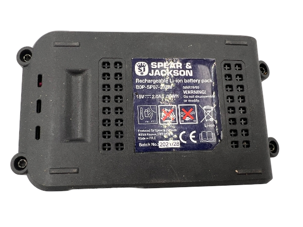 Genuine 18v Battery B0P-SP07-20ZM For Spear & Jackson S3635CC Cordless Chainsaw