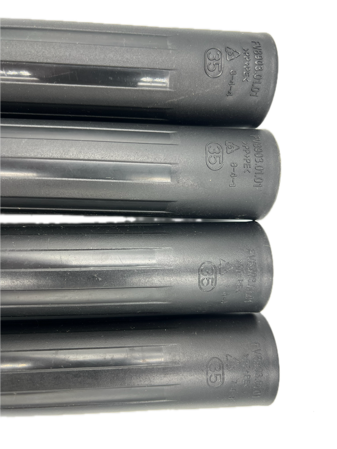 Genuine Black Plastic 35mm Extension Rods x 4 For Guild GWD16 16L Wet &amp; Dry Canister Vacuum Cleaner 8849445