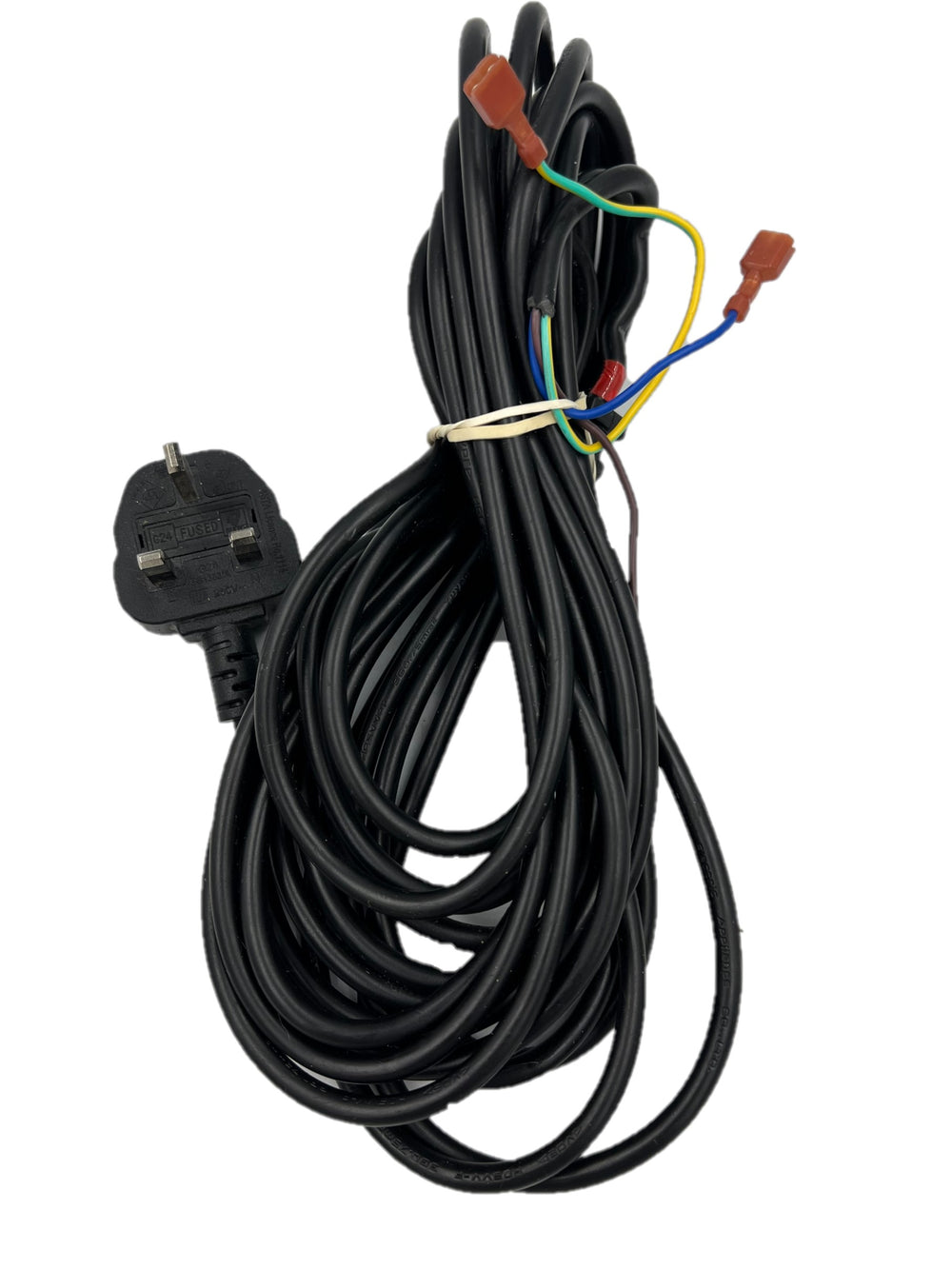 Genuine 8m Black Cable Lead Flex Plug For Vax Rapid Power Plus Carpet Cleaner - CWGRV021