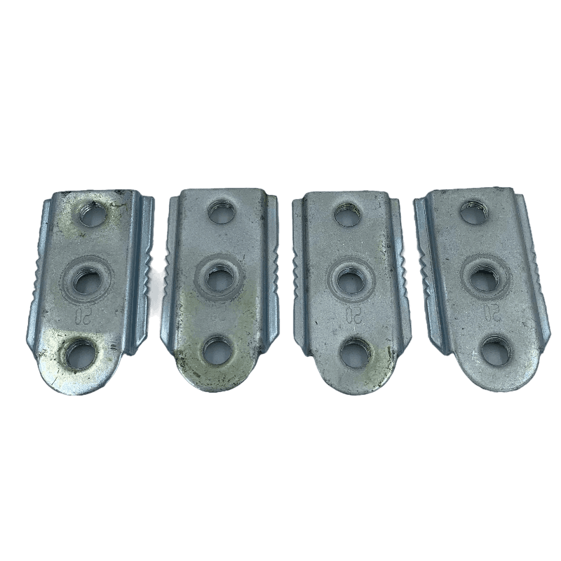 Genuine Set Of 4 Wheel Brackets For Challenge & Sovereign 1000w Lawnmowers - ME1031M