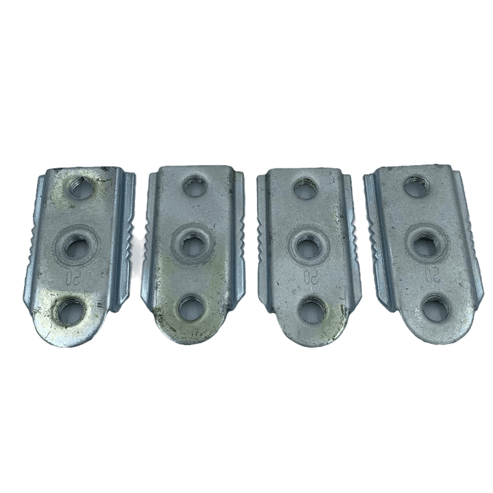 Genuine Set Of 4 Wheel Brackets For Challenge & Sovereign 1000w Lawnmowers - ME1031M