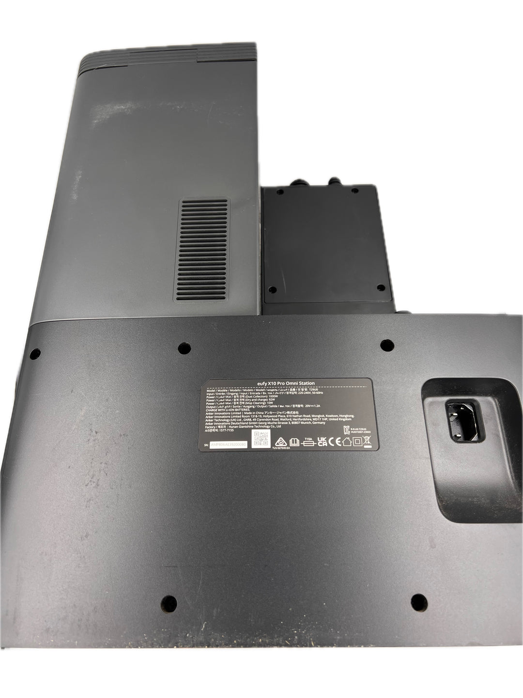 Genuine Black Charging Station Dock For Eufy X10 Pro Omni Robot Vacuum &amp; Mop