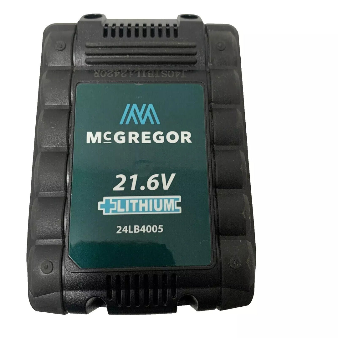 McGregor 21.6V Battery &amp; Charger Kit For MCR2132 MCR2134A Cordless Lawnmower