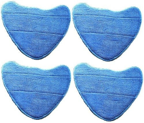 4 x Hook and Loop Microfibre Cleaning Pads For Vax Steam Cleaner Mops