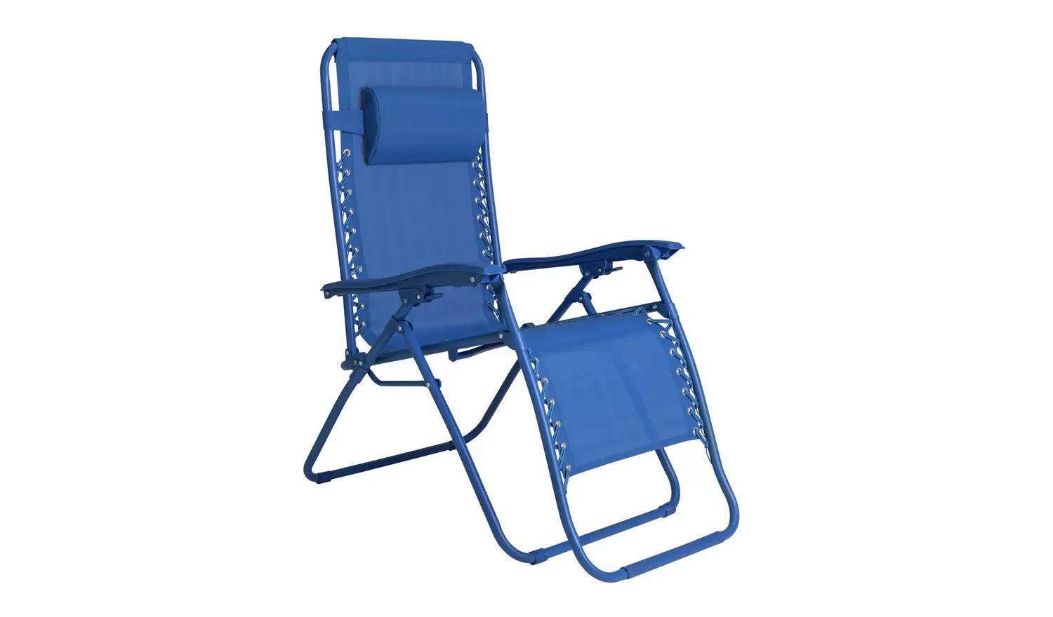 Genuine Replacement Arm Rests For Home Folding Metal Zero Gravity Sun Lounger - Blue