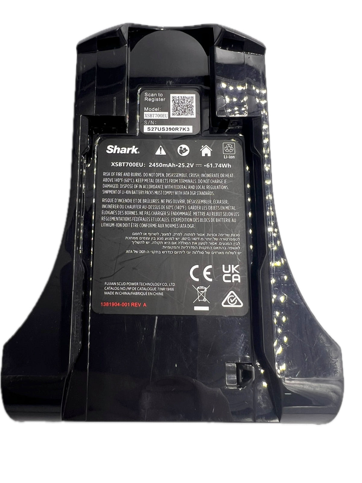 Genuine Battery XSBT700EU for Shark Anti Hair Wrap IZ202UKT Flex Cordless Vacuum Cleaner