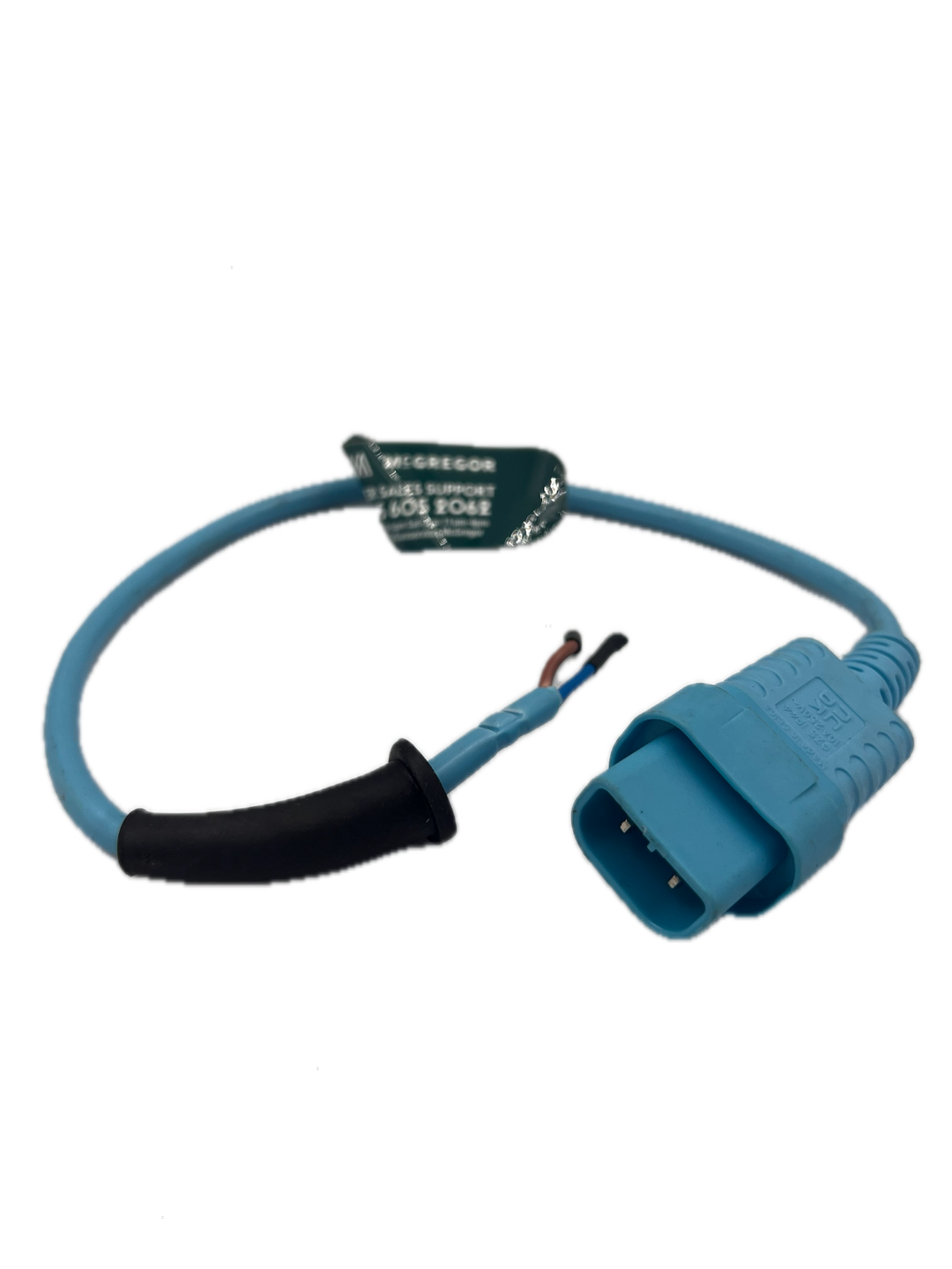 Genuine Blue McGregor Male (Machine side) Power Cable For McGregor Hedge Trimmers & Grass Trimmers