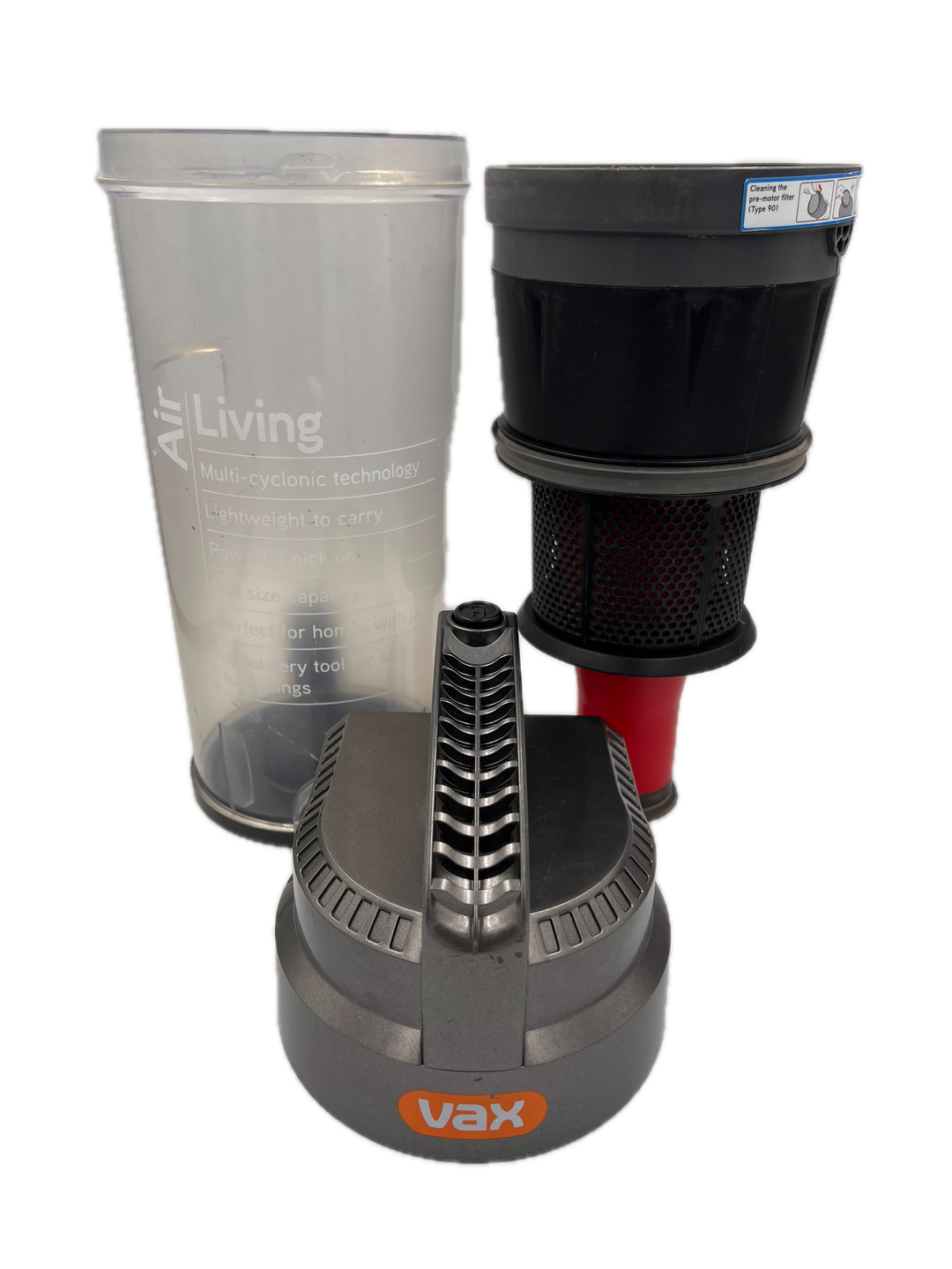 Genuine Complete Dust Container Assembly For Vax U89-MA-LE Air Living Upright Vacuum Cleaner