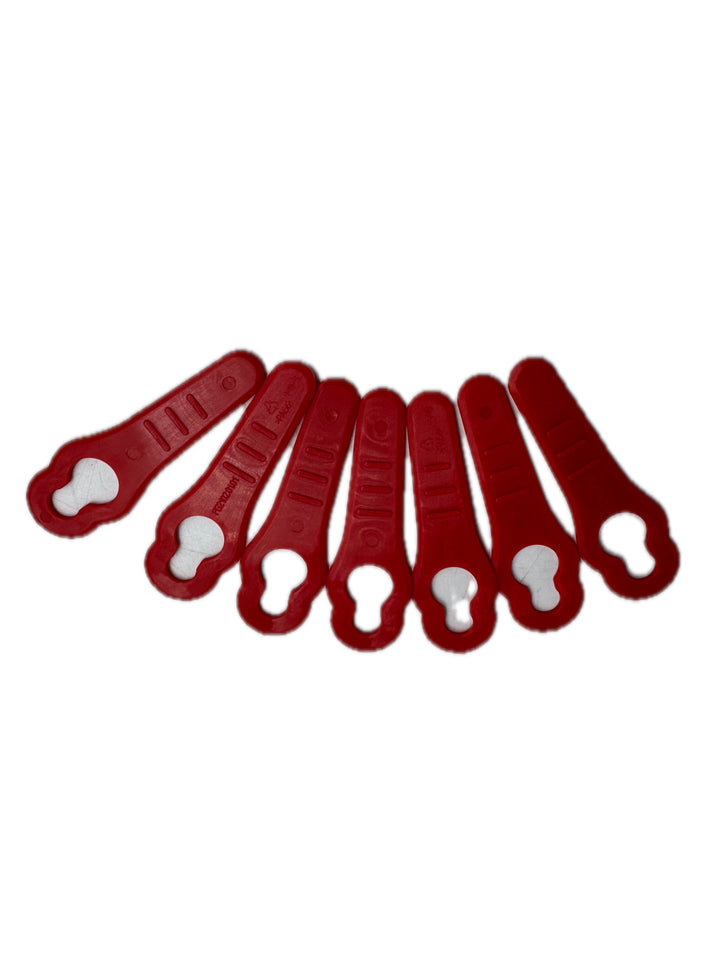Genuine Pack of 8 Blades for Challenge MEH929 Corded Hover Mower