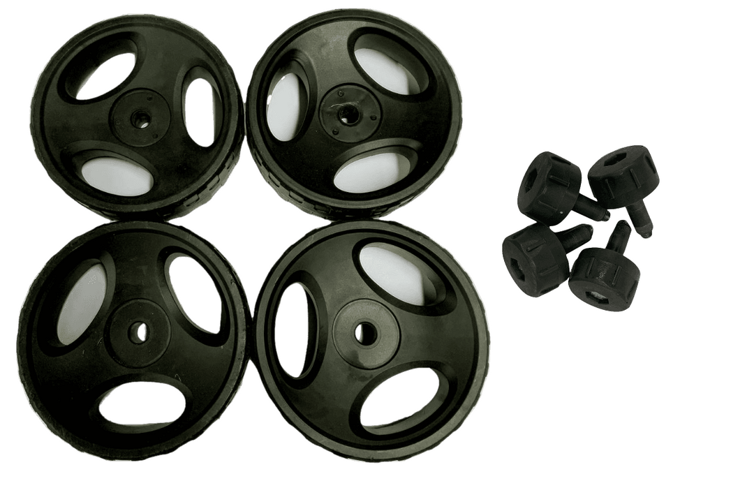 Genuine Challenge ME1031M 1000W Lawnmower Wheels &amp; Bolts (Set of 4)