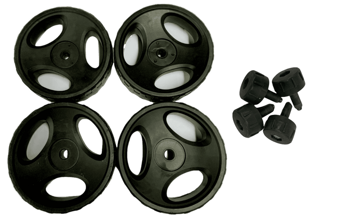 Genuine Challenge ME1031M 1000W Lawnmower Wheels &amp; Bolts (Set of 4)