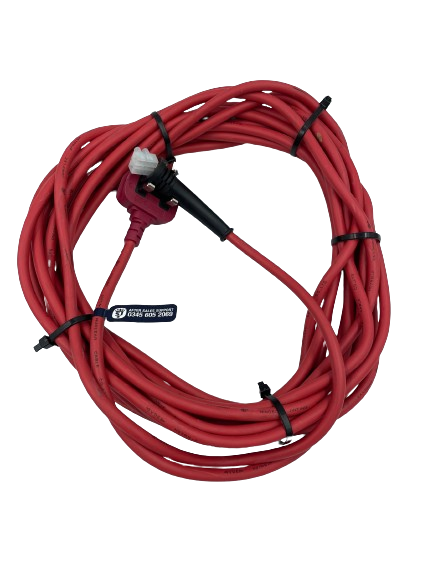 Genuine 10m Long Red Power Cable Flex Lead Plug For Spear & Jackson Lawnmower & Garden Trimmers