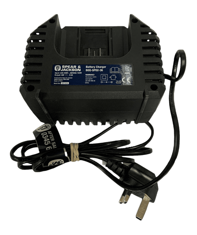 Genuine Charger B0Q-SP02-36 36v For Spear & Jackson Cordless Grass Trimmer - S3630CT2