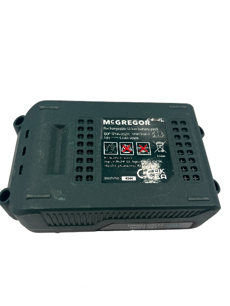 Genuine McGregor 18V 5.0Ah Battery For MCLLM3637 Cordless Lawnmower B0P-SP06-20ZH