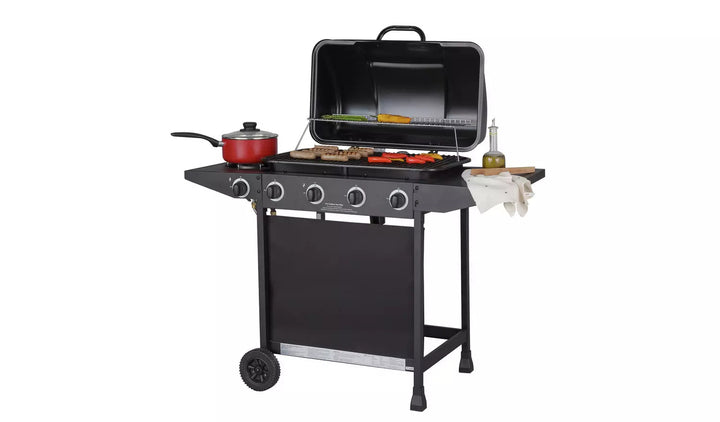 Genuine Cooking Grill For Home 4 Burner With Side Burner Gas BBQ - 3451663