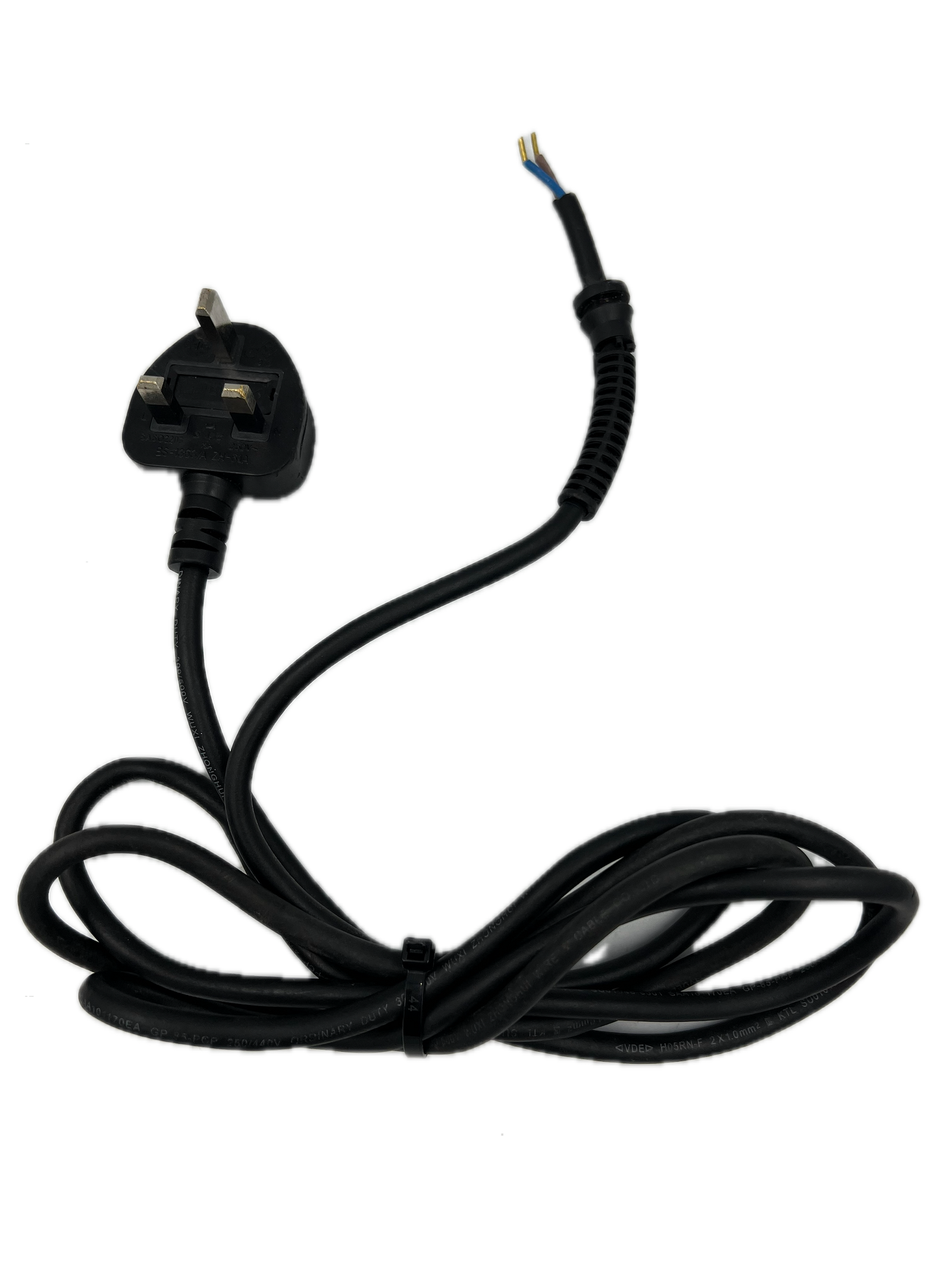 Genuine 2m Black Power Cable Flex Lead Plug For Guild 8547819 Heat Gun