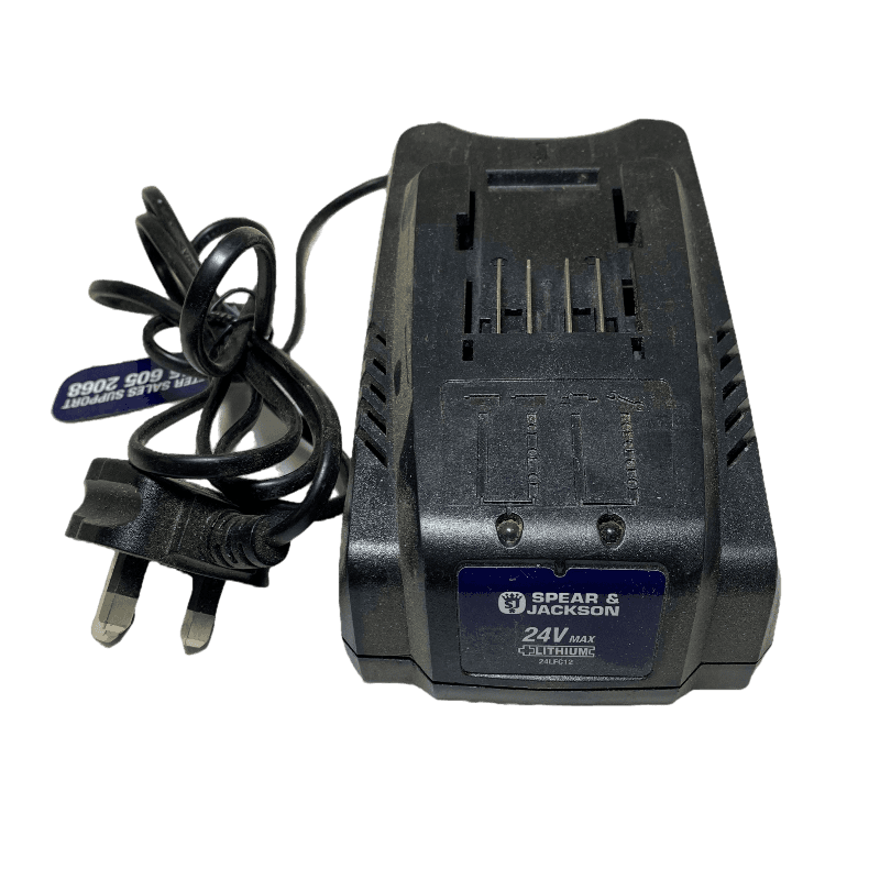 Spear & Jackson 24V Lithium Battery Charger 4 Pin Model 24LFC12 