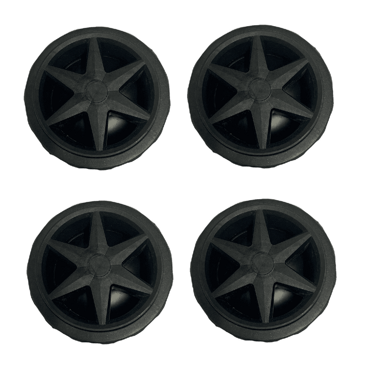 Genuine Set of 4 Wheels For McGregor 1200w 32cm Corded Rotary Lawnmower MER1232