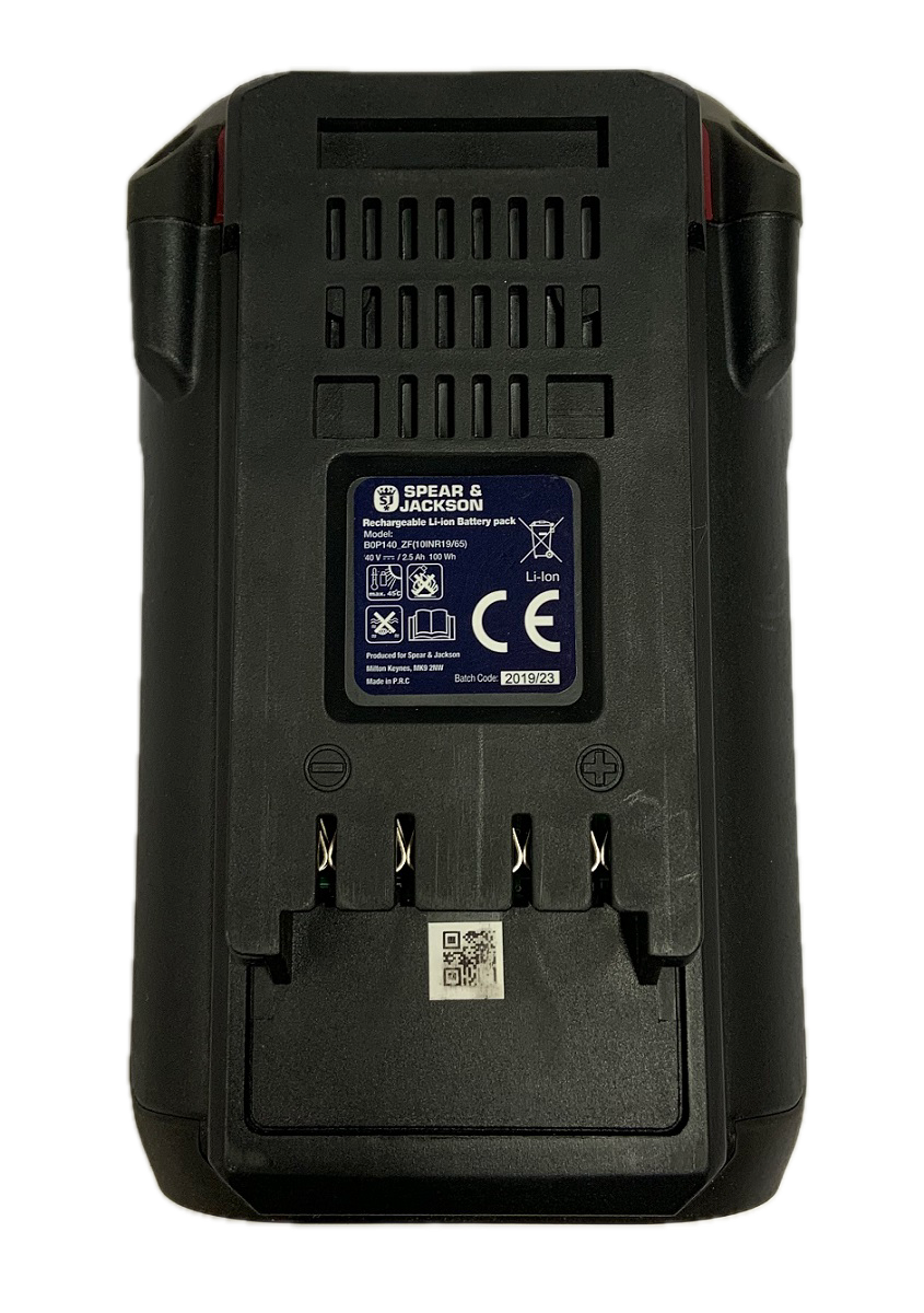 B0P140-ZF 40v Battery For Spear & Jackson 40cm Cordless Lawnmower - S4040X2CR
