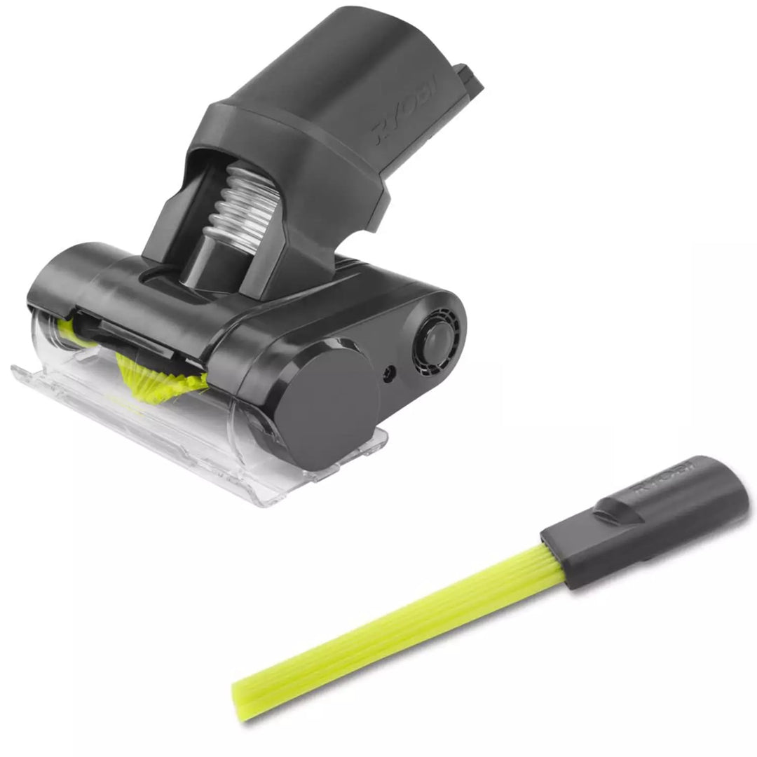 Ryobi RSVMBB Powered Mini Brush Head & RSVMCT Crevice Tool Set