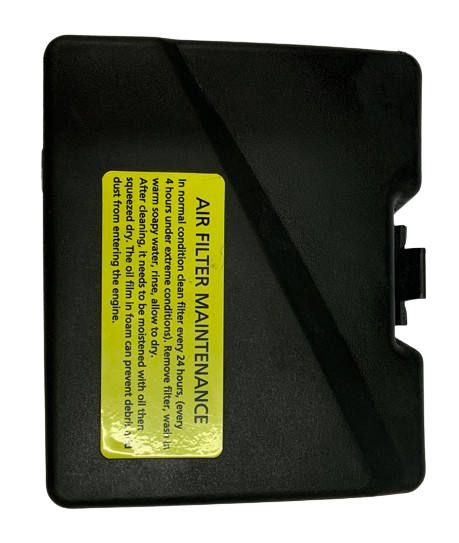 Replacement Filter &amp; Cover For Challenge 129cc Petrol Lawnmowers XSS40E XSZ40E