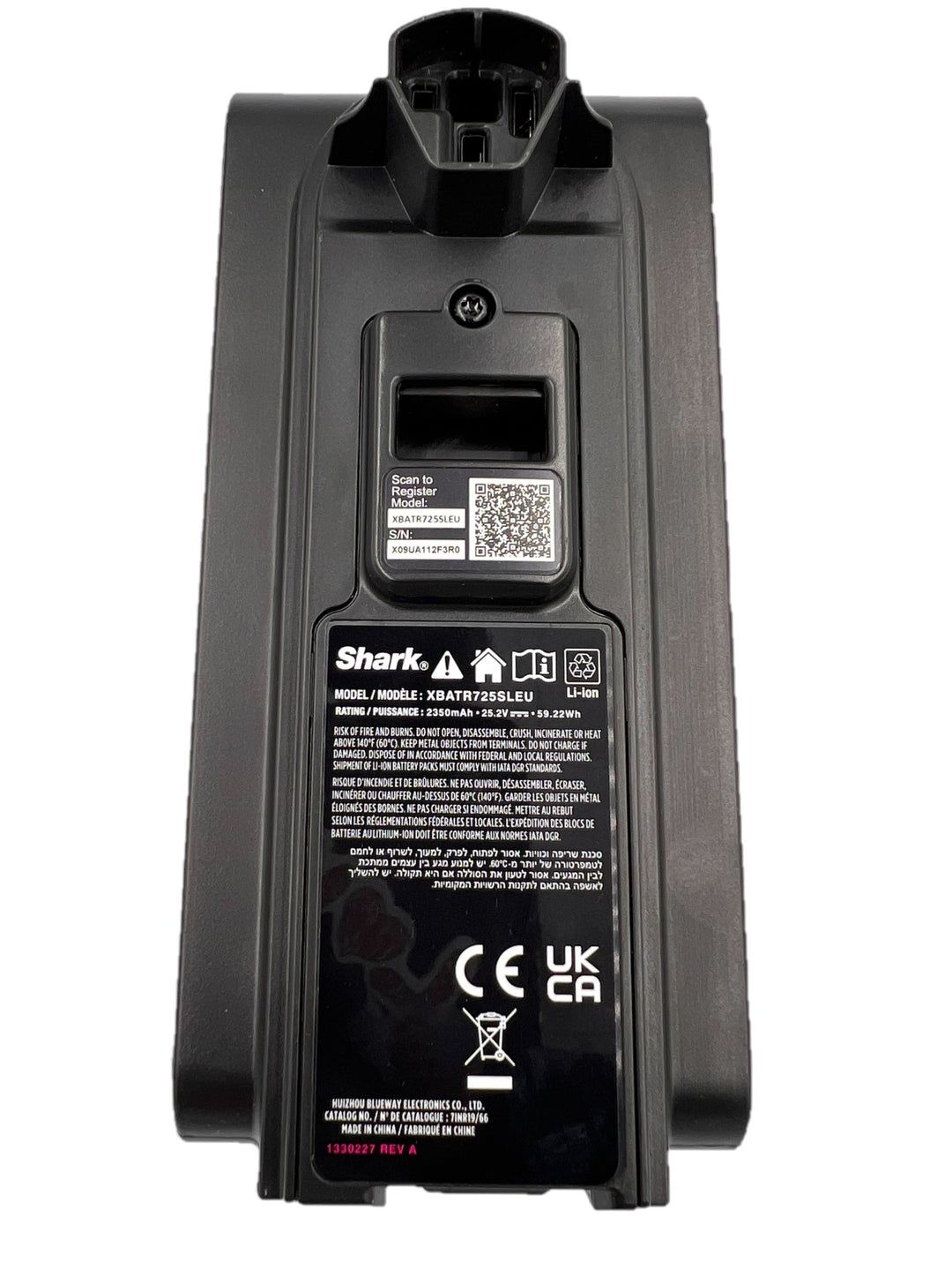 Shark Battery IZ400, IZ420 - XBATR725SLEU