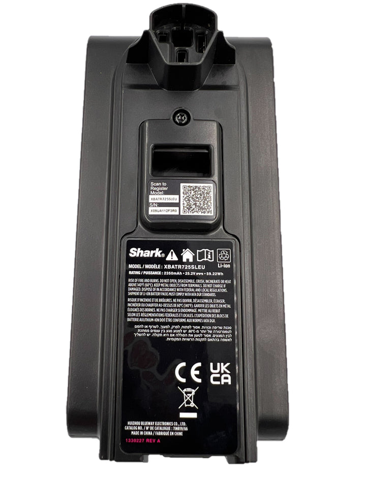 Shark Battery IZ400, IZ420 - XBATR725SLEU